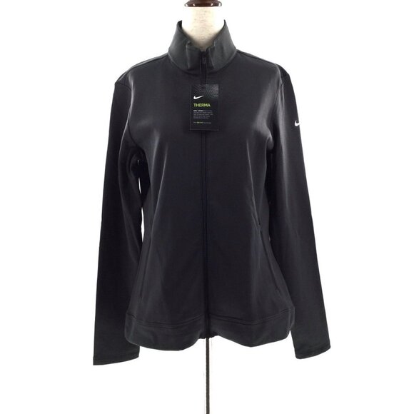 Nike New Therma Dri Fit Woman Grey Track Jacket - Picture 13 of 13